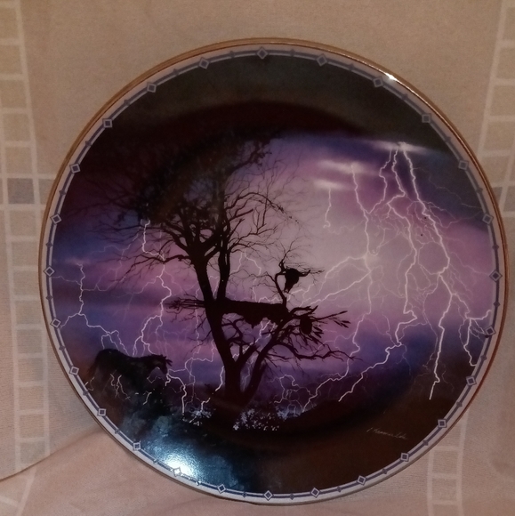 Homeward Journey From Celestial Spirits Native America Collector Plate - Picture 1 of 7